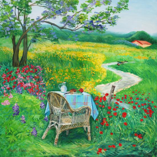 Landscape painting, home design, Betty Rubinstein gallery, israeli art, israeli landscape