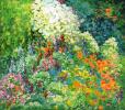 Garden at Tzipori -2, № Landsc-68 israeli art, landscape of israel, Betty Rubinstein art, painting on canvas, painting for home interier, print on canvas