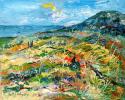 נוף עין-הוד, № L-60 Landscape painting, home design, Betty Rubinstein gallery, israeli art, art in Jaffa, gallety in Tel Aviv
