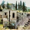 Mix.-85 № חיפה עתיקה - ואדי סאליב טכניקה משולבת על בד קנבס, תמונת נוף ישראלי, תמונה לבית, תמונה למשרד, עיצוב פנים