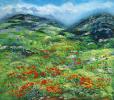 Landscape of Galilee, №-Landsc-52 israeli art, landscape of israel, Betty Rubinstein art, painting on canvas, painting for home interier, print on canvas
