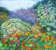 Lavender Blossom in Tzipori -2, № Landsc-63 israeli art, landscape of israel, Betty Rubinstein art, painting on canvas, painting for home interier, print on canvas