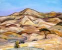 Eilat Hills, № Landsc.-81 israeli art, landscape of israel, Betty Rubinstein art, painting on canvas, painting for home interier, gallery in Tel Aviv-Jaffoprint on canvas